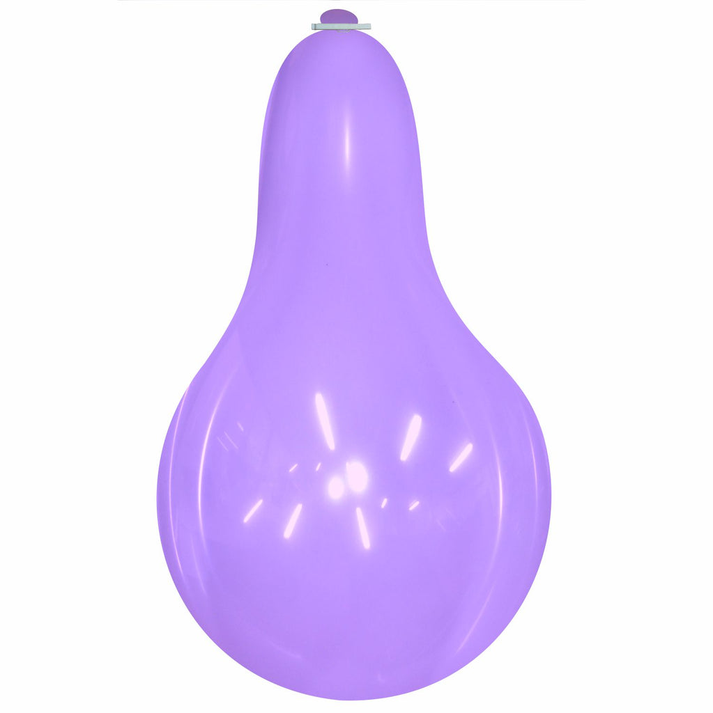 Uninflated 32 Inches Longneck Cattex Brand Crystal Crystal Purple Latex Balloons