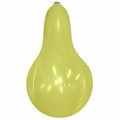 Uninflated 32 Inches Longneck Cattex Brand Crystal Crystal Yellow Latex Balloons