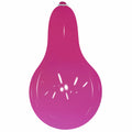 Uninflated 32 Inches Longneck Cattex Brand Standard Fuchsia Latex Balloons