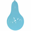 Uninflated 32 Inches Longneck Cattex Brand Standard Sky Blue Latex Balloons