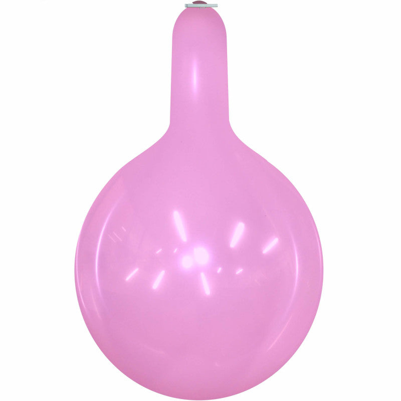 Uninflated 35 Inches Longneck Cattex Brand Crystal Crystal Fuchsia Latex Balloons