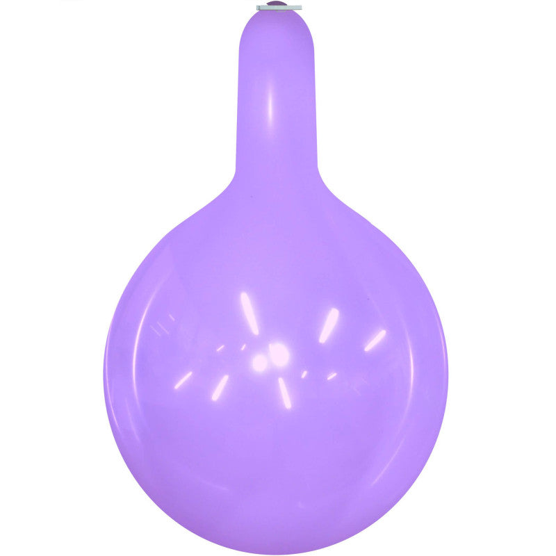 Uninflated 35 Inches Longneck Cattex Brand Crystal Crystal Purple Latex Balloons