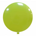 Uninflated 32 Inches Cattex Brand Standard Lime Latex Balloons