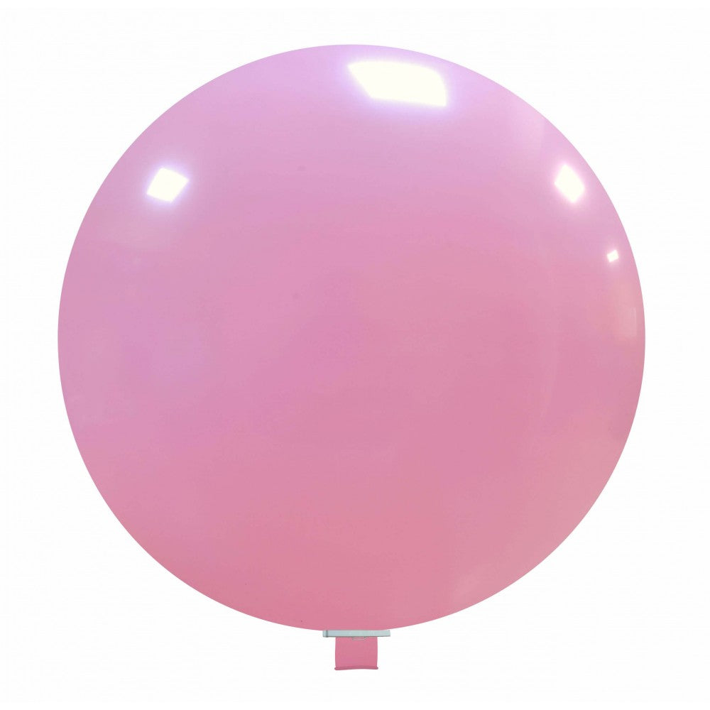 Uninflated 32 Inches Cattex Brand Standard Pink Latex Balloons