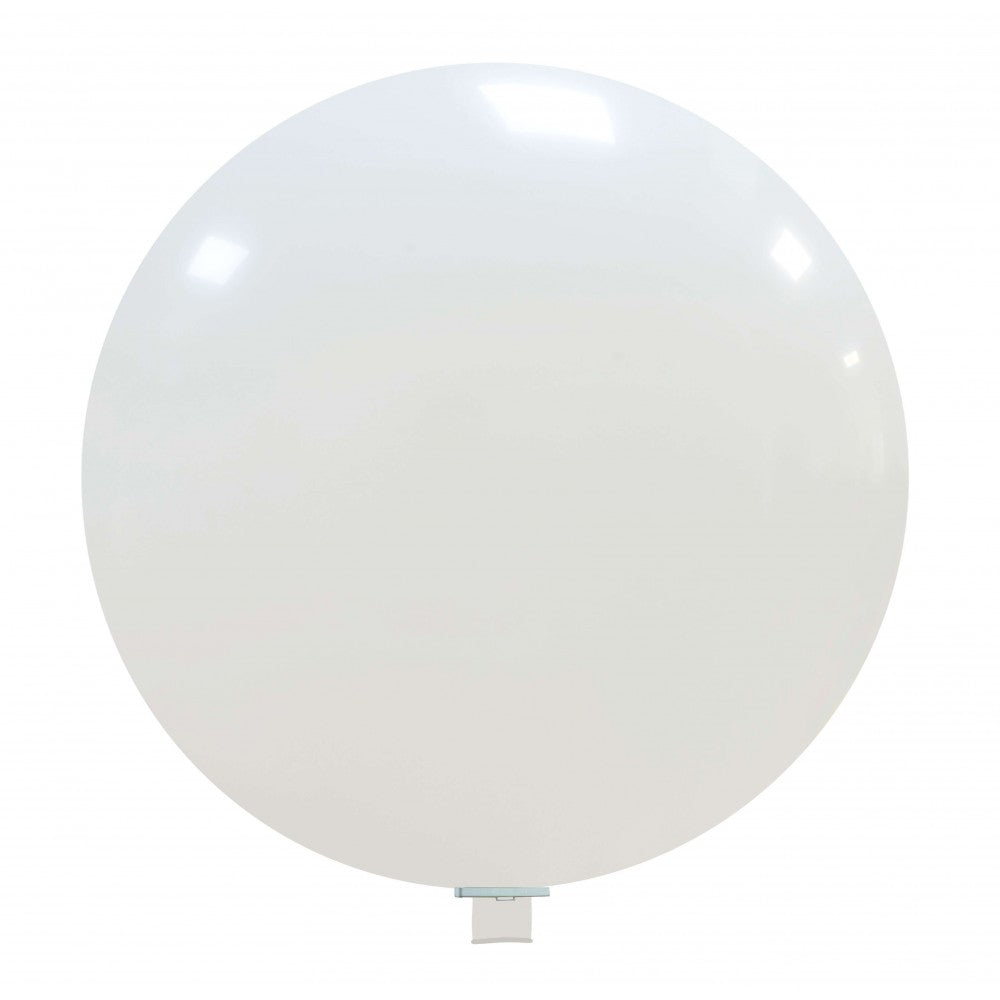 Uninflated 32 Inches Cattex Brand Standard White Latex Balloons