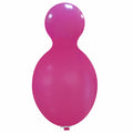 Uninflated 59 Inches Doll Cattex Brand Standard Fuchsia Latex Balloons