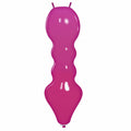 Uninflated 51 Inches Caterpillar Cattex Brand Standard Fuchsia Latex Balloons