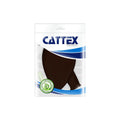 A package containing one 24″ Cattex Brand Premium Imperial Red Latex Balloon is shown, with the balloon visible through clear packaging and a blue and white Cattex label on top.