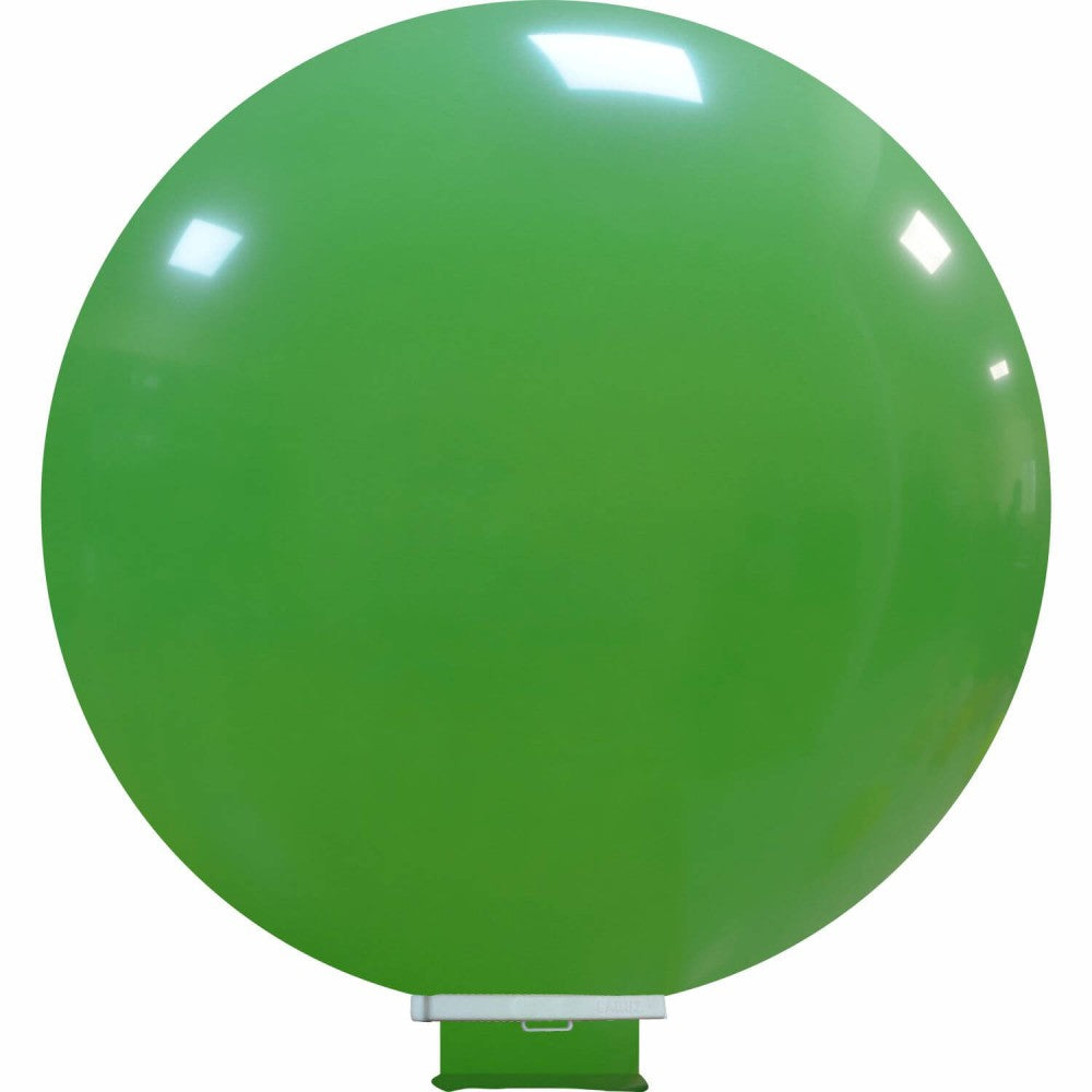 Uninflated 100 inches cattex brand standard green latex balloons  