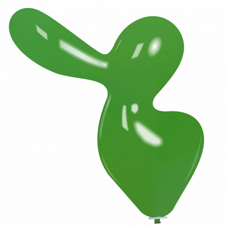 Uninflated 56 Inches Duck Cattex Brand Standard Green Latex Balloons