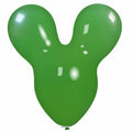 Uninflated 30 Inches Mouse Cattex Brand Standard Green Latex Balloons