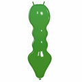 Uninflated 51 Inches Caterpillar Cattex Brand Standard Green Latex Balloons