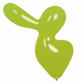 Uninflated 56 Inches Duck Cattex Brand Standard Lime Latex Balloons