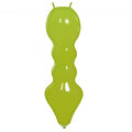 Uninflated 51 Inches Caterpillar Cattex Brand Standard Lime Latex Balloons