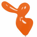 Uninflated 56 Inches Duck Cattex Brand Standard Orange Latex Balloons