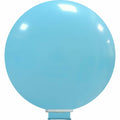 Uninflated 100 inches cattex brand standard sky blue latex balloons  