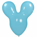 Uninflated 30 Inches Mouse Cattex Brand Standard Sky Blue Latex Balloons