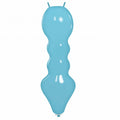 Uninflated 51 Inches Caterpillar Cattex Brand Standard Sky Blue Latex Balloons