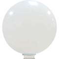 Uninflated 100 inches cattex brand standard white latex balloons  