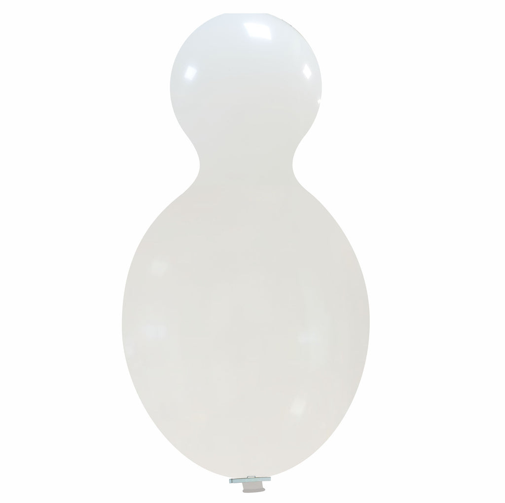 Uninflated 59 Inches Doll Cattex Brand Standard White Latex Balloons