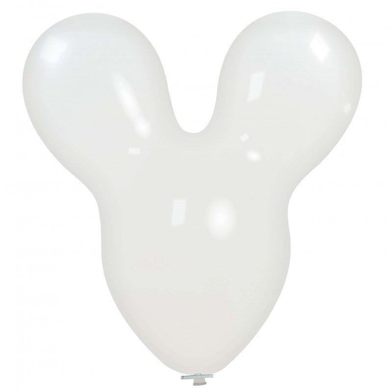 Uninflated 30 Inches Mouse Cattex Brand Standard White Latex Balloons