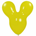 Uninflated 30 Inches Mouse Cattex Brand Standard Yellow Latex Balloons