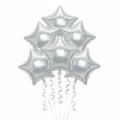 Classic Silver Star Balloon Bouquet