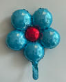 Not Inflated 18" Airfill Only Flower Foil Balloons Light Blue Made By Colour Wheel