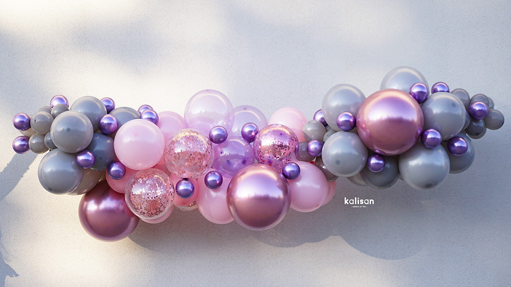 Kalisan Purple and Pink Latex Balloons