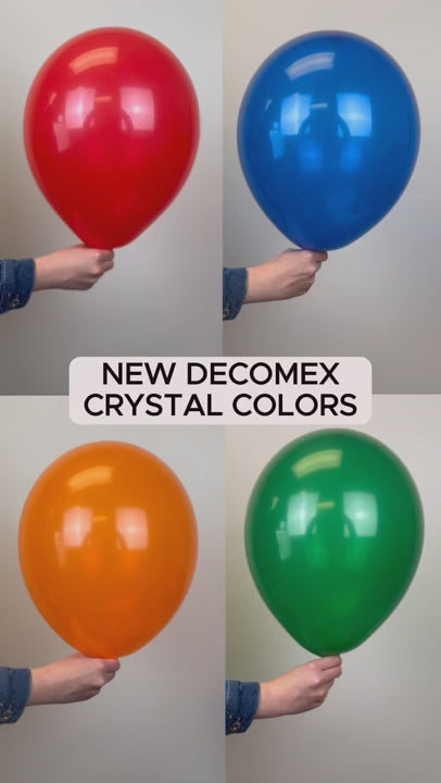 Video Of Crystal Chili Decomex Latex Balloons