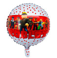 Uninflated 18" Roblox White With Dots Foil Balloon Brand Name Colour Wheel