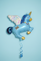 Unicorn Blue Balloon