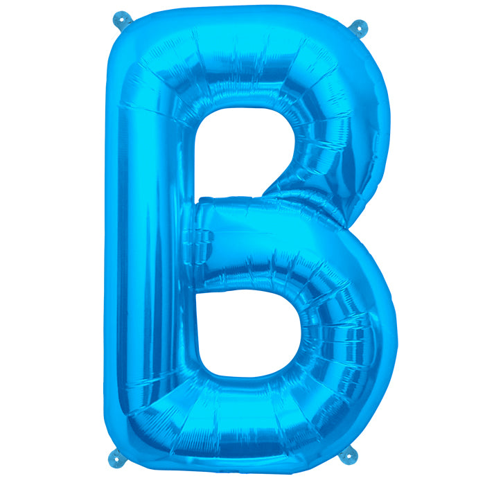 34" Northstar Brand Packaged Letter B - Blue Foil Balloon