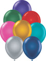 11" Pearl Metallic Assorted Tuftex Latex Balloons (100 Per Bag)