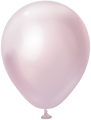 5" Kalisan Latex Balloons Mirror Pink Gold (50 Per Bag)