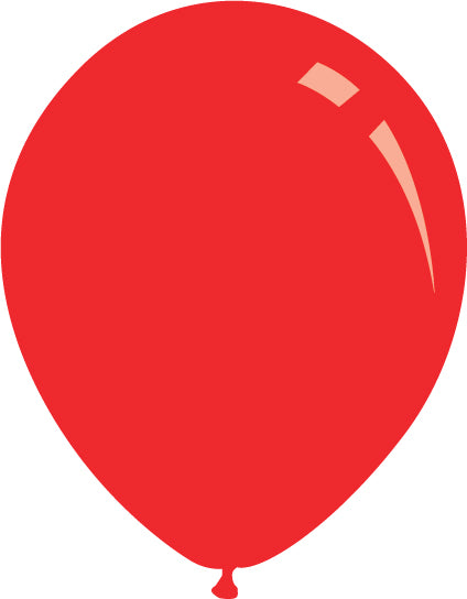5" Standard Red Decomex Latex Balloons (100 Per Bag)