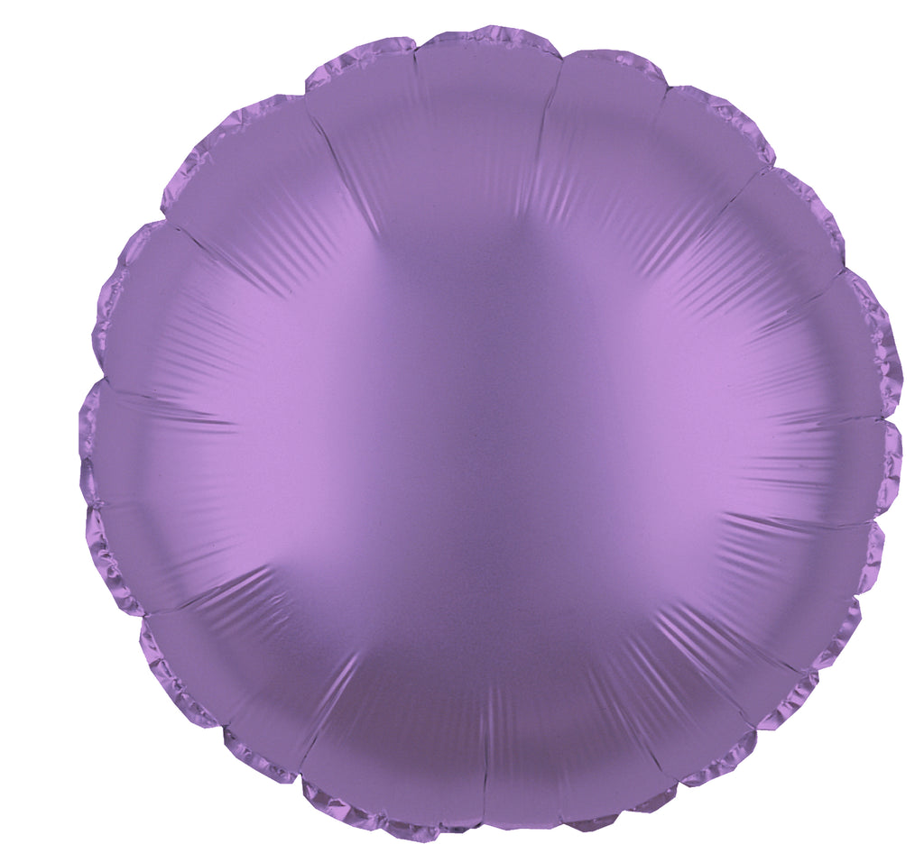 18" CTI Brand Lavender Circle Balloon