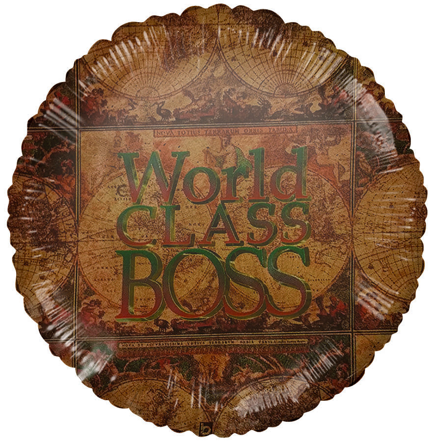 World's Class Boss Map Balloon for Boss' Day - Airfill Only– Bargain ...