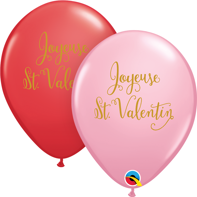 11" Latex Balloons Red&Pink (50 Per Bag) Joyeuse St. Valentin