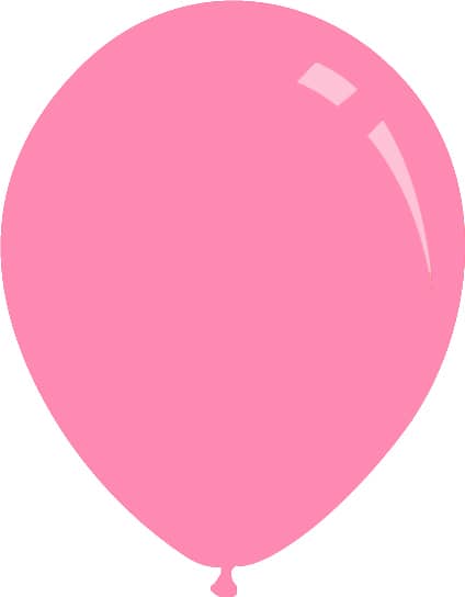 12" Standard Pink Decomex Latex Balloons (100 Per Bag)