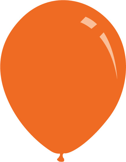 5" Standard Orange Decomex Latex Balloons (100 Per Bag)