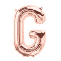 16" Northstar Brand Airfill Only Letter G - Rose Gold Letter Foil Balloon