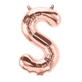 16" Northstar Brand Airfill Only Letter S - Rose Gold Letter Foil Balloon