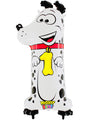 40" Number 1 "Dog" Jumbo Balloon (Polybag)