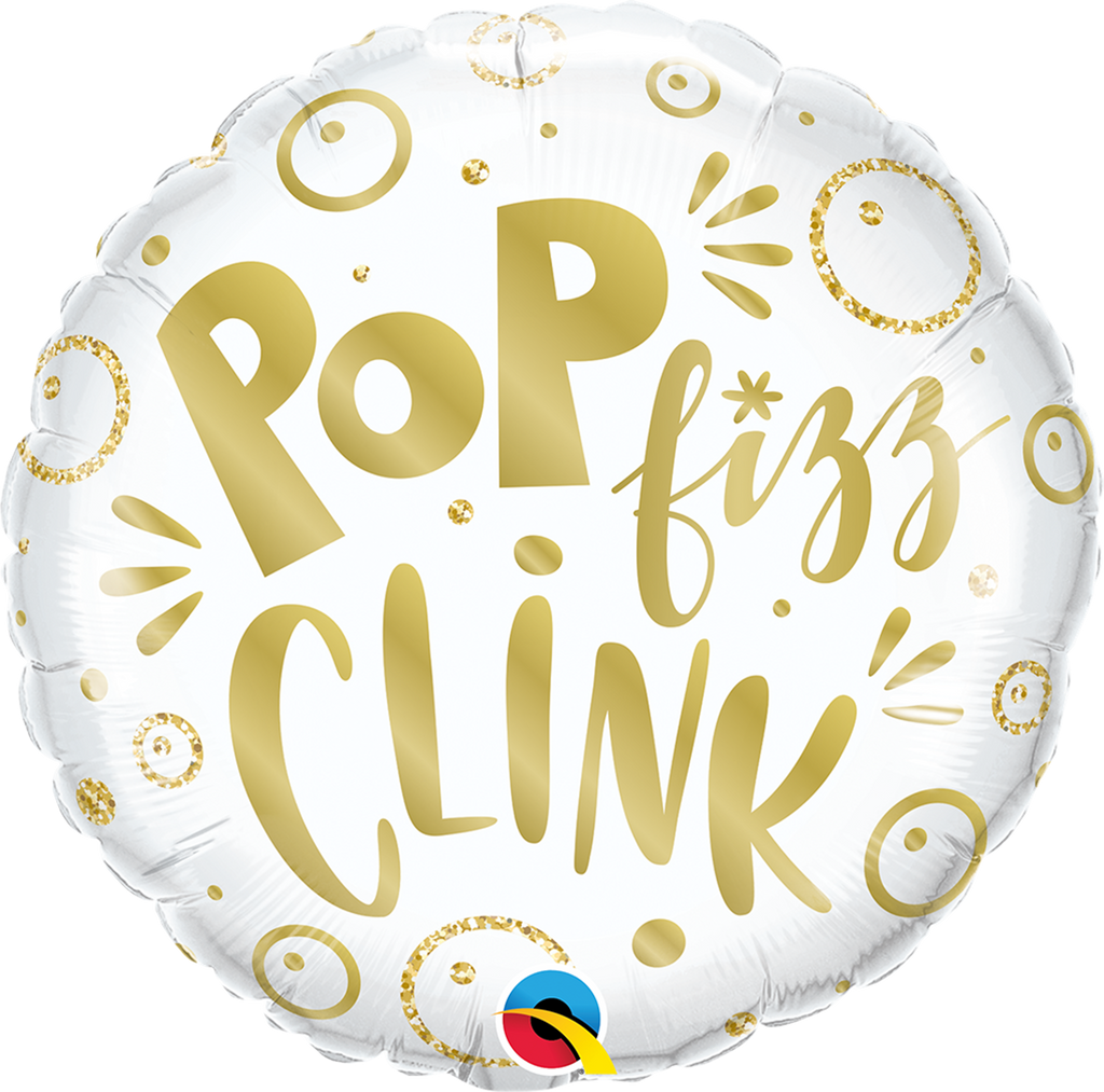 18" Pop Fizz Clink Foil Balloon