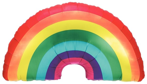 36" Jumbo Rainbow Mylar Balloon