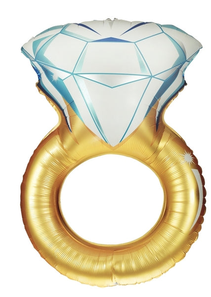 37" Foil Shape Balloon Wedding Ring