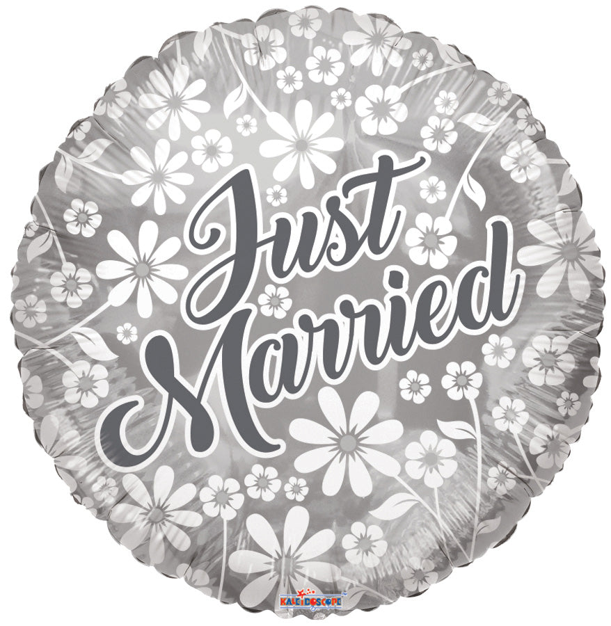 18" Just Married Balloon