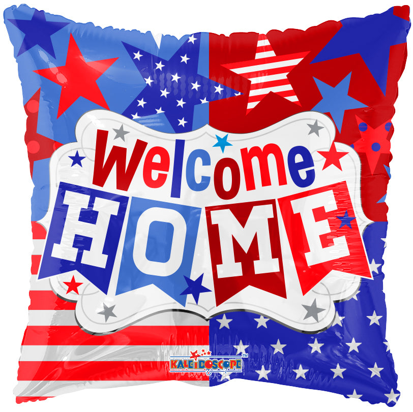 18" Welcome Home Patriotic Foil Balloon