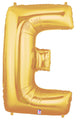 40" Megaloon Large Letter Balloon E Gold